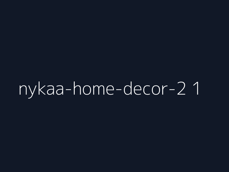 Nykaa Home Decor